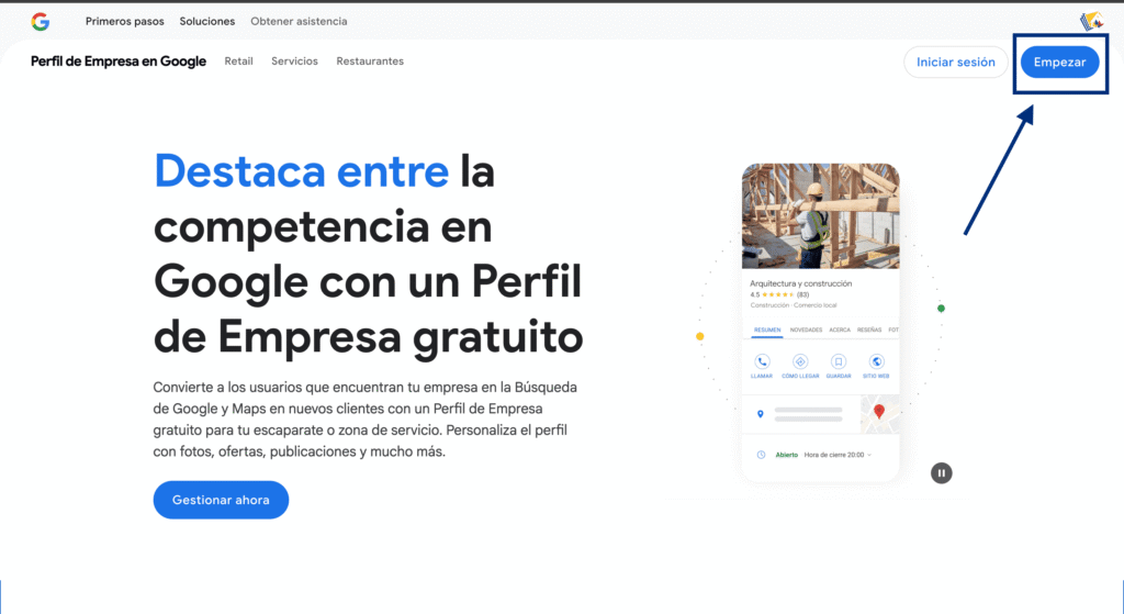 ¿Cómo Crear el Perfil de Google My Business para Mi Negocio? 7 Pasos Simples para Ser Visible en Google 1 Cómo Crear El Perfil De Google My Business Para Mi Negocio